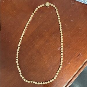 Elegant Gold Beaded Necklace